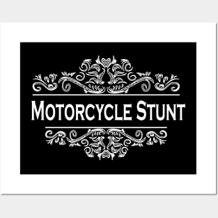 sports Motorcycle Stunts Posters and Art